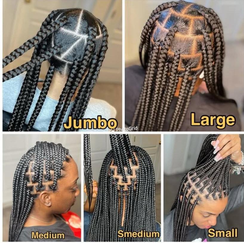 BRAIDS / BRAID SIZES