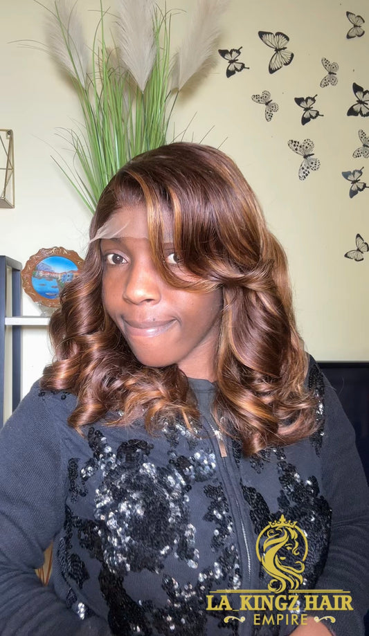 14inc Wavy Bounce wig