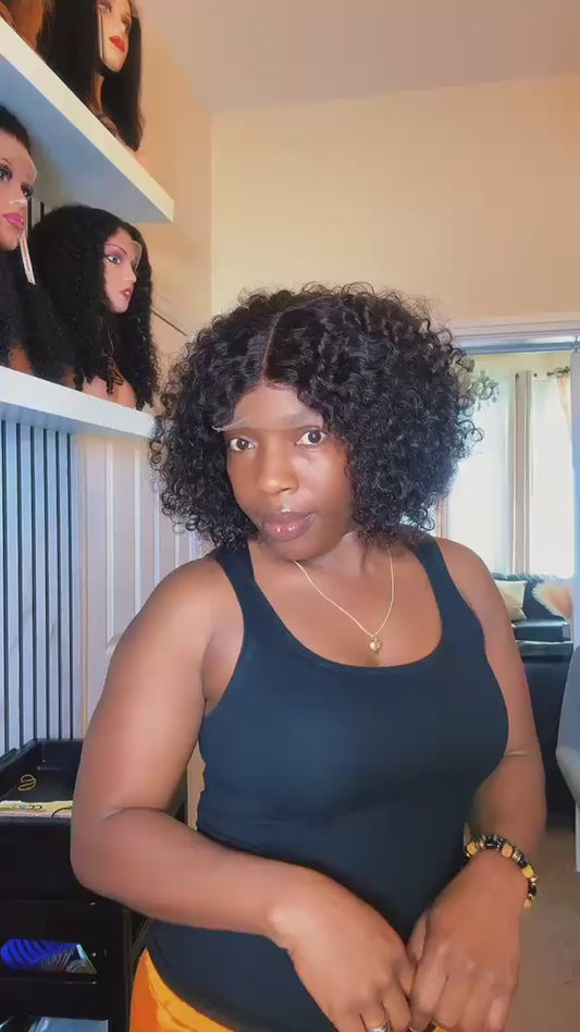 10inc Dora curls paired with 4x4 closure