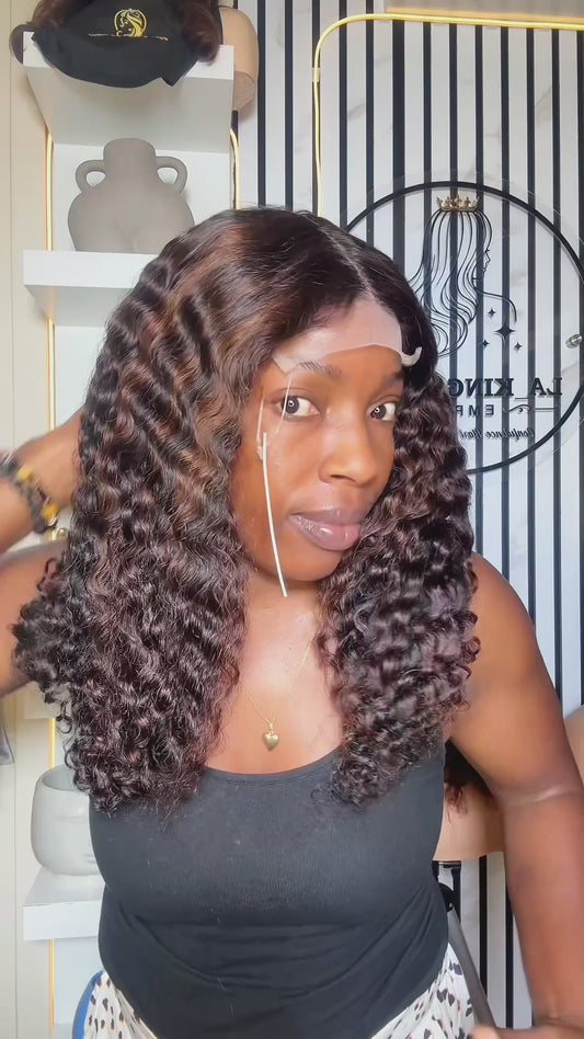 20” Posh curls paired with 5x5 Closure